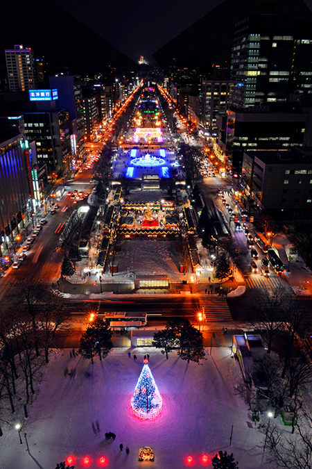 Festival Musim Dingin Sapporo ・ White Illumination dan Munchen Christmas City